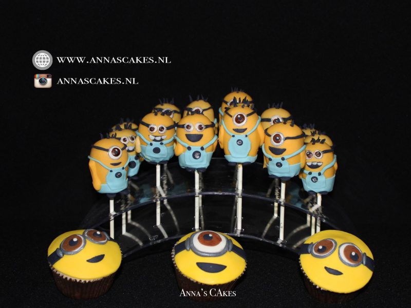 Minions cupcakes en cakepops