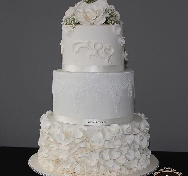 Elegante bruidstaart Anna's Cakes