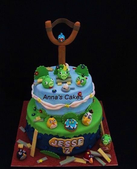 Angry Birds taart
