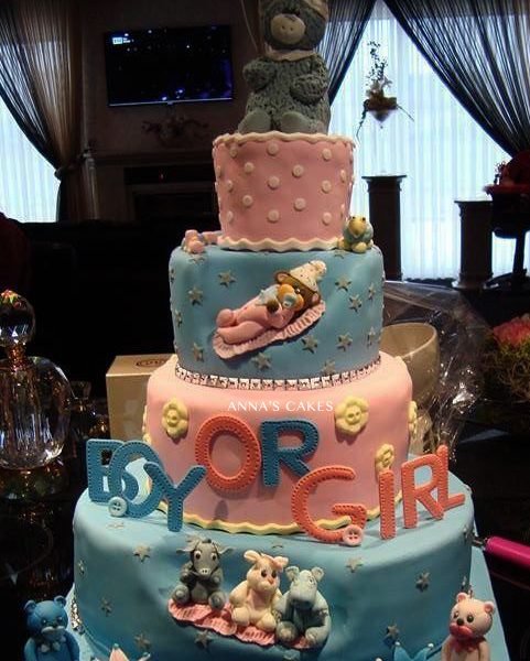 Babyshower taart