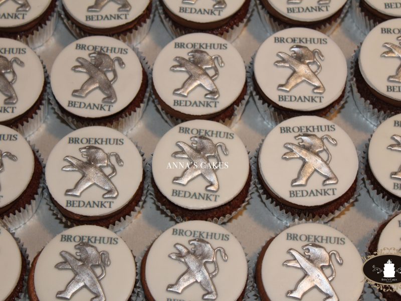 Cupcakes voor Peugeot Broekhuis